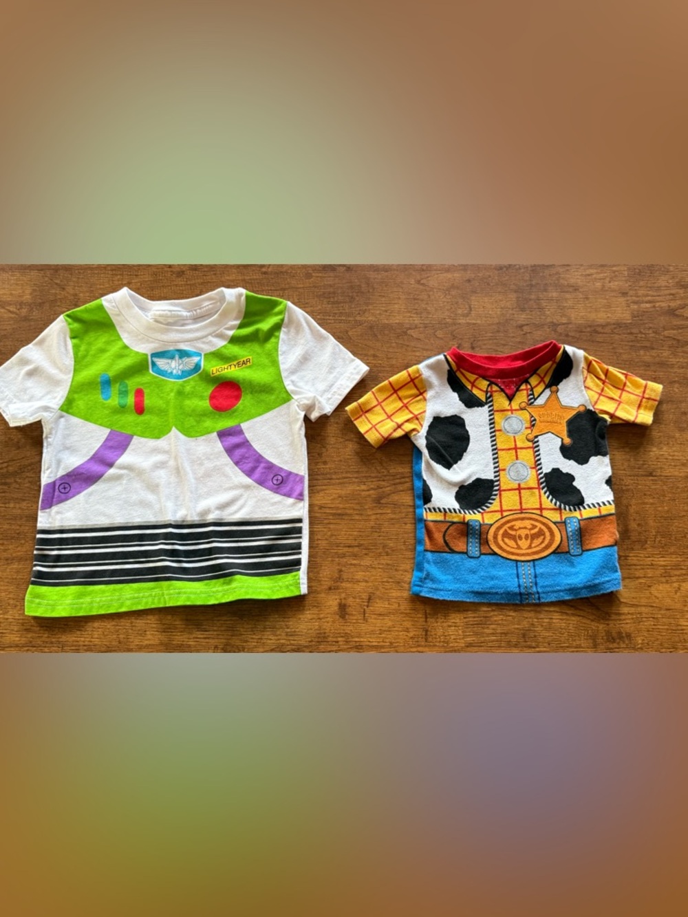 Disney Toy Story Shirt Set for Toddlers 2T & 3T – Buzz Lightyear & Woody